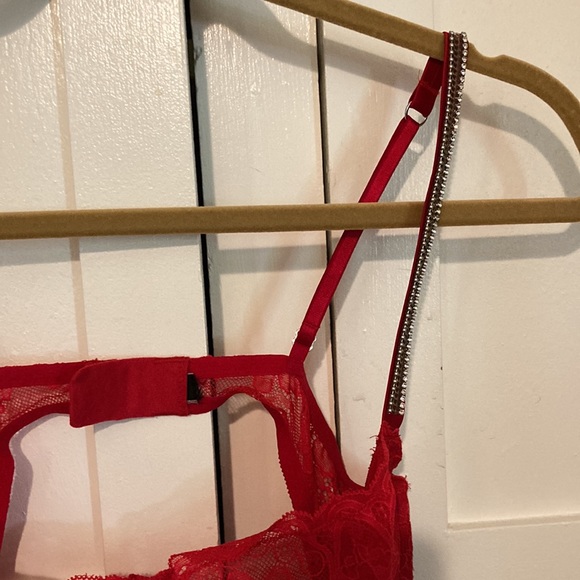 Victoria Secret red size 2 with additional red robe. - Picture 3 of 9